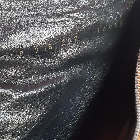 St. John Black Ankle Boots with Gold Accent - Picture 10 of 15